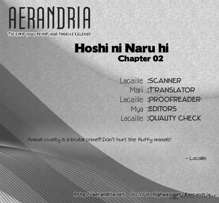 Hoshi ni Naru Hi Chapter 2 page 2