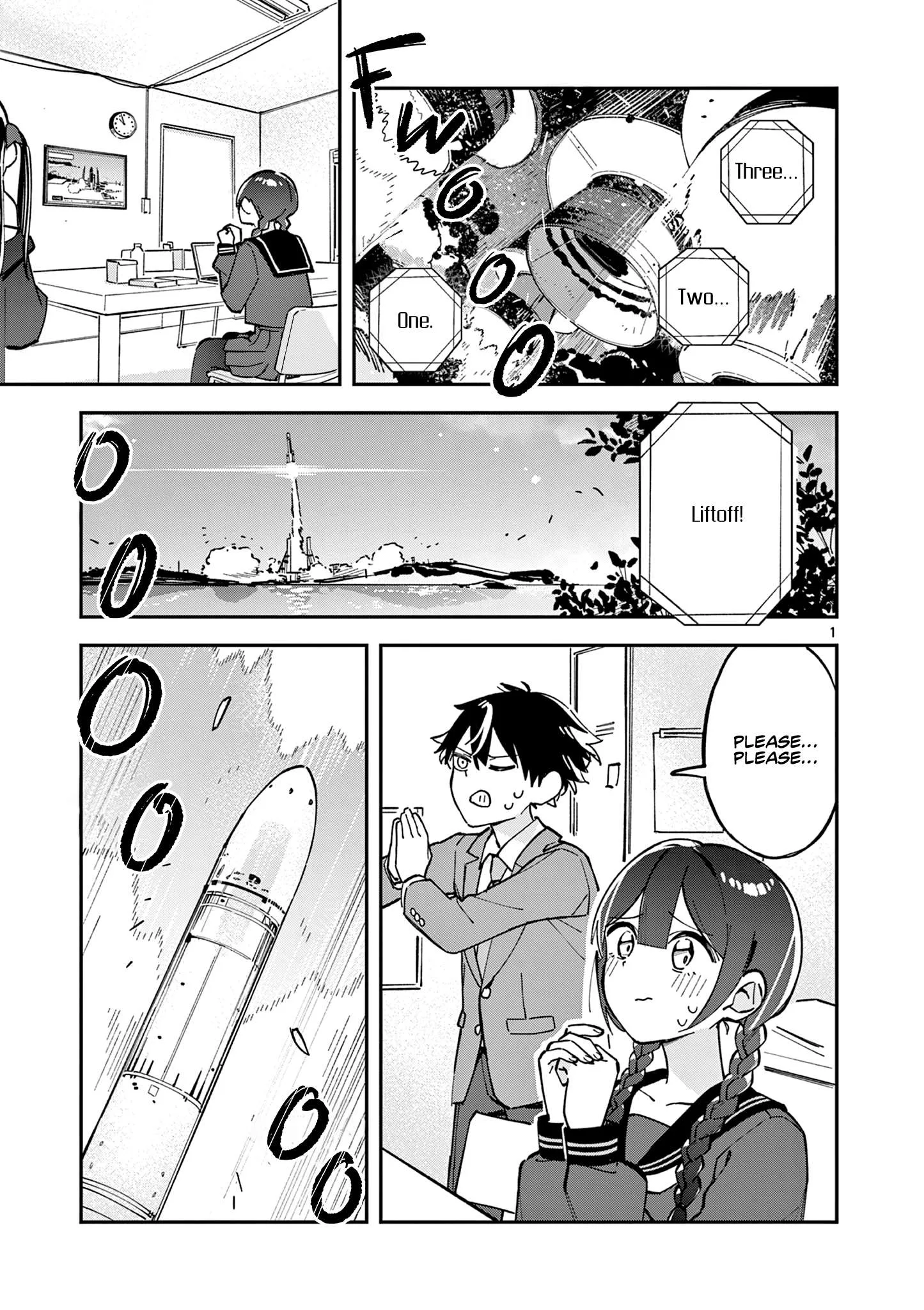 Houkago, Bokura wa Uchuu ni Madou Chapter 15 page 1
