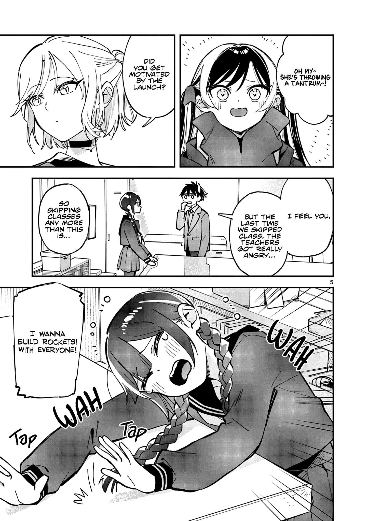 Houkago, Bokura wa Uchuu ni Madou Chapter 15 page 5