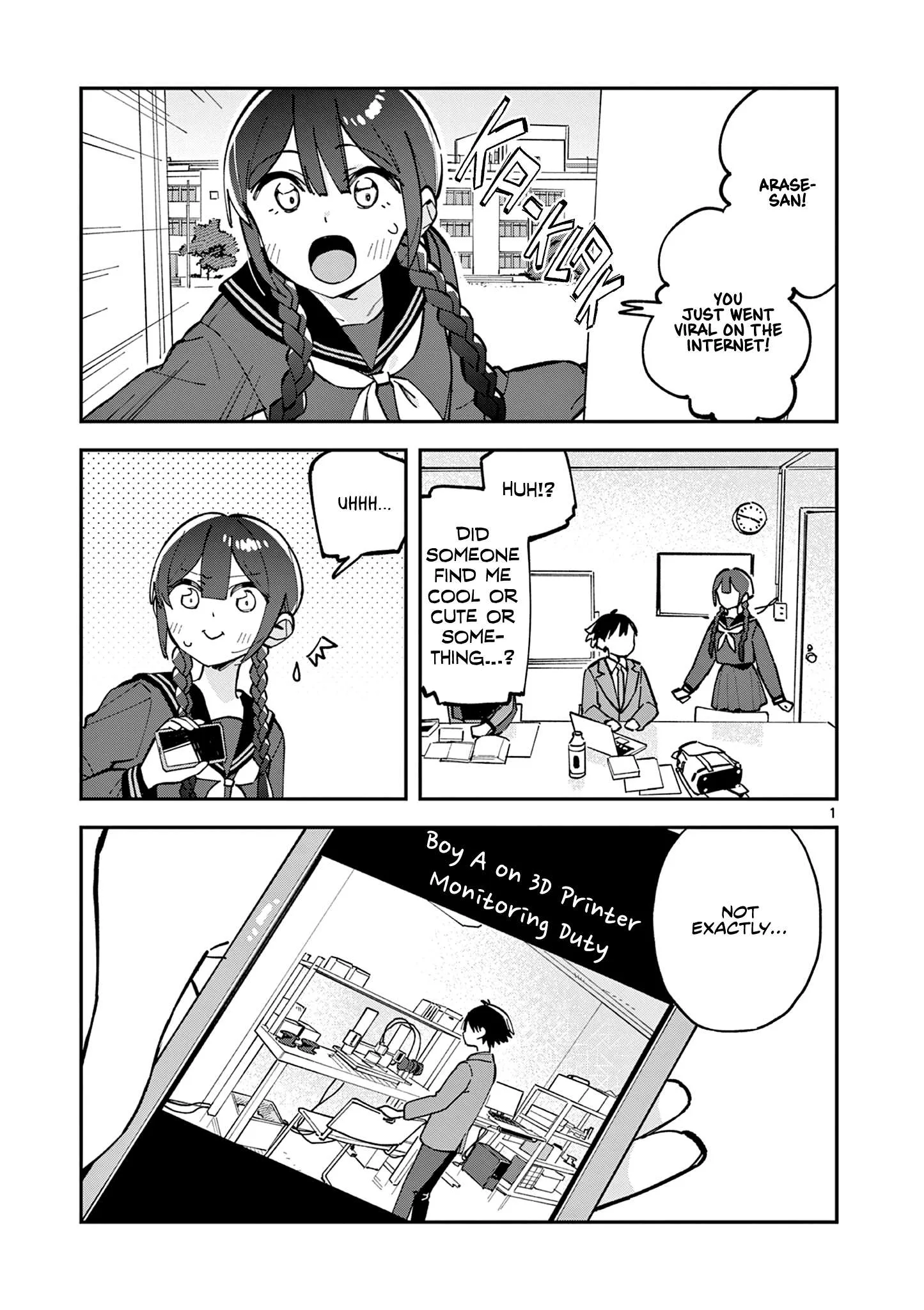 Houkago, Bokura wa Uchuu ni Madou Chapter 19 page 1