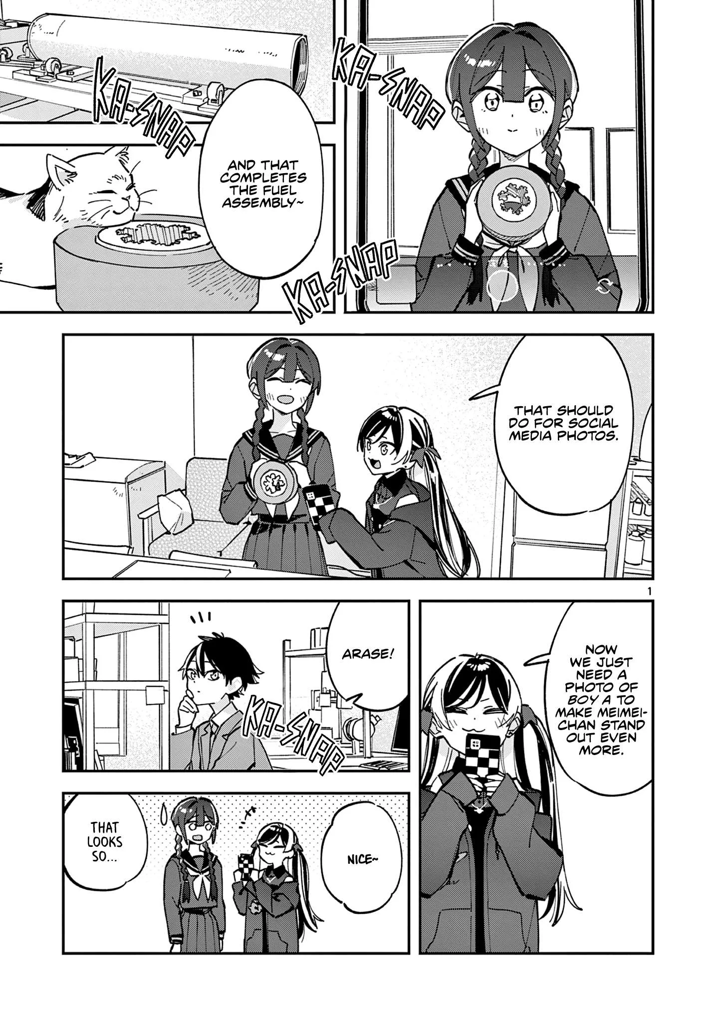 Houkago, Bokura wa Uchuu ni Madou Chapter 28 page 1