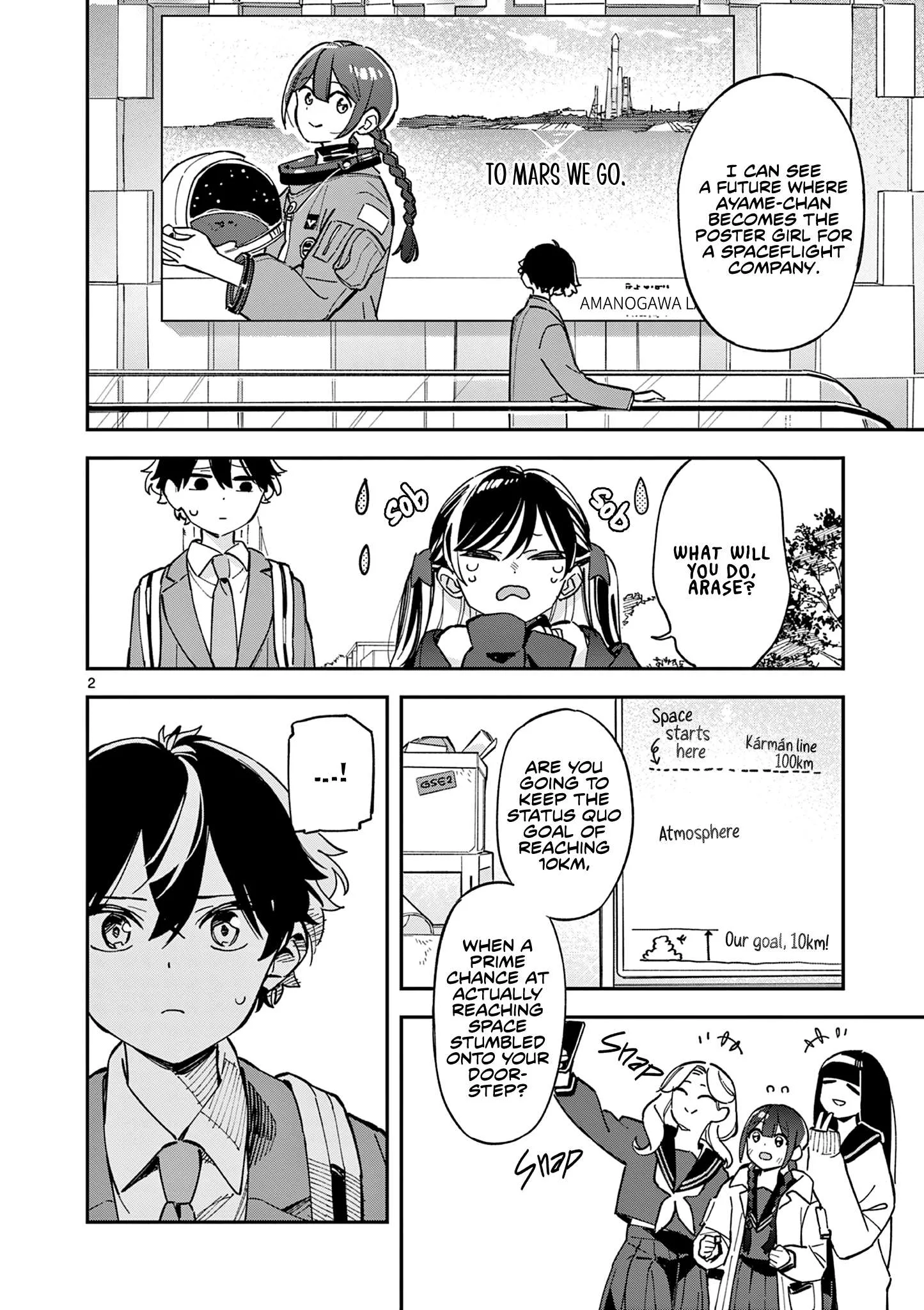 Houkago, Bokura wa Uchuu ni Madou Chapter 3 page 2