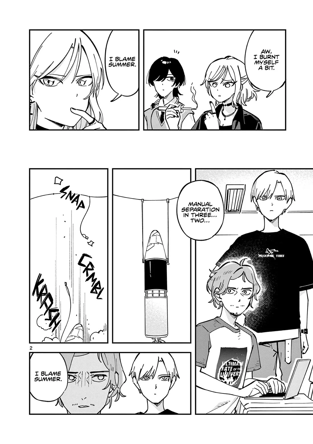 Houkago, Bokura wa Uchuu ni Madou Chapter 37 page 2
