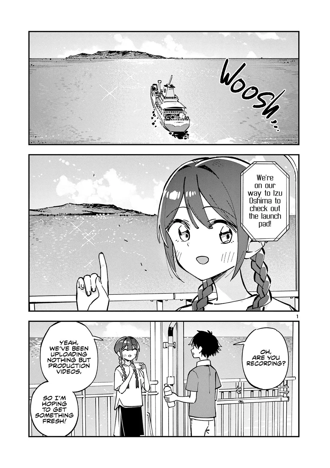 Houkago, Bokura wa Uchuu ni Madou Chapter 38 page 1