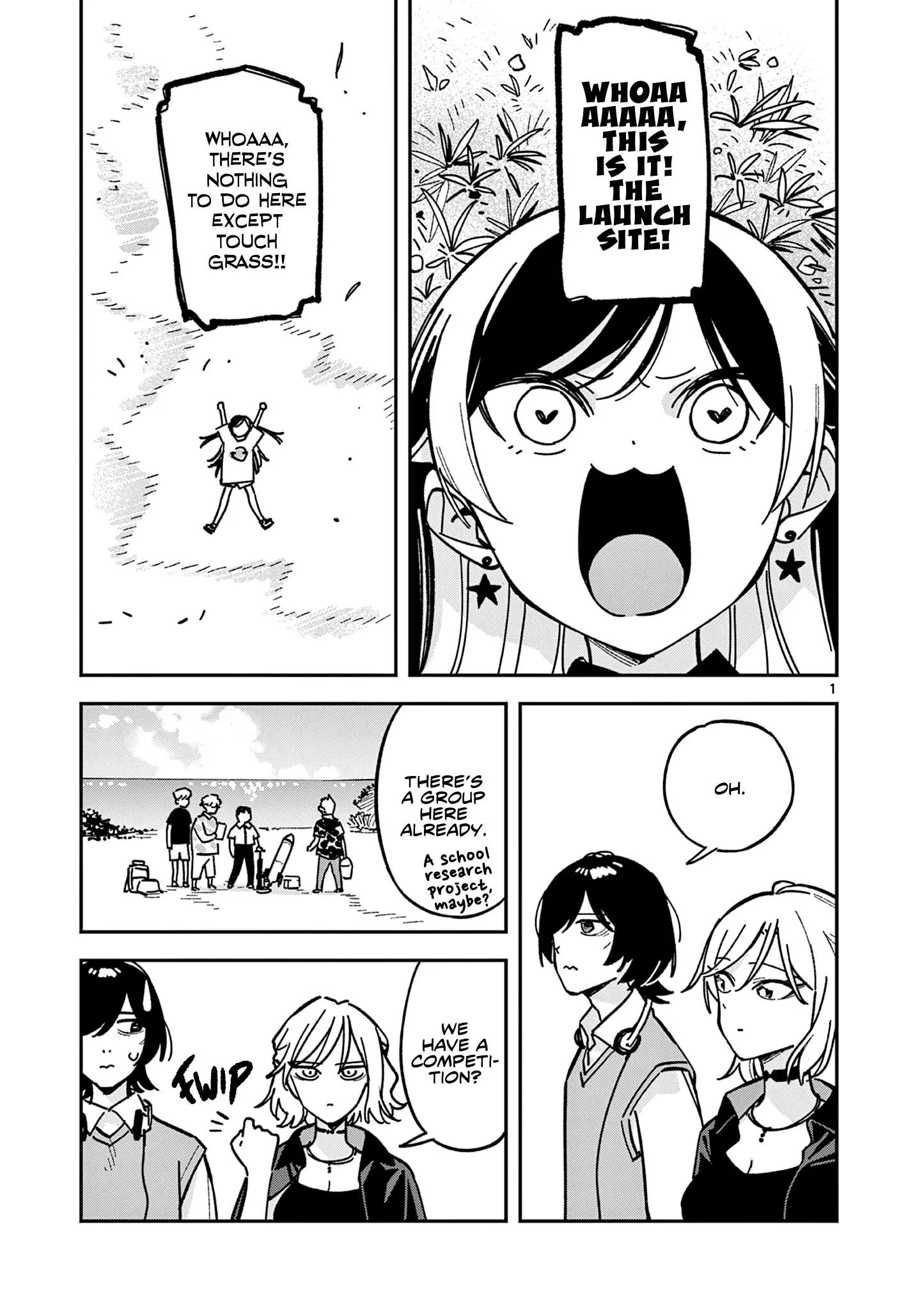 Houkago, Bokura wa Uchuu ni Madou Chapter 42 page 1