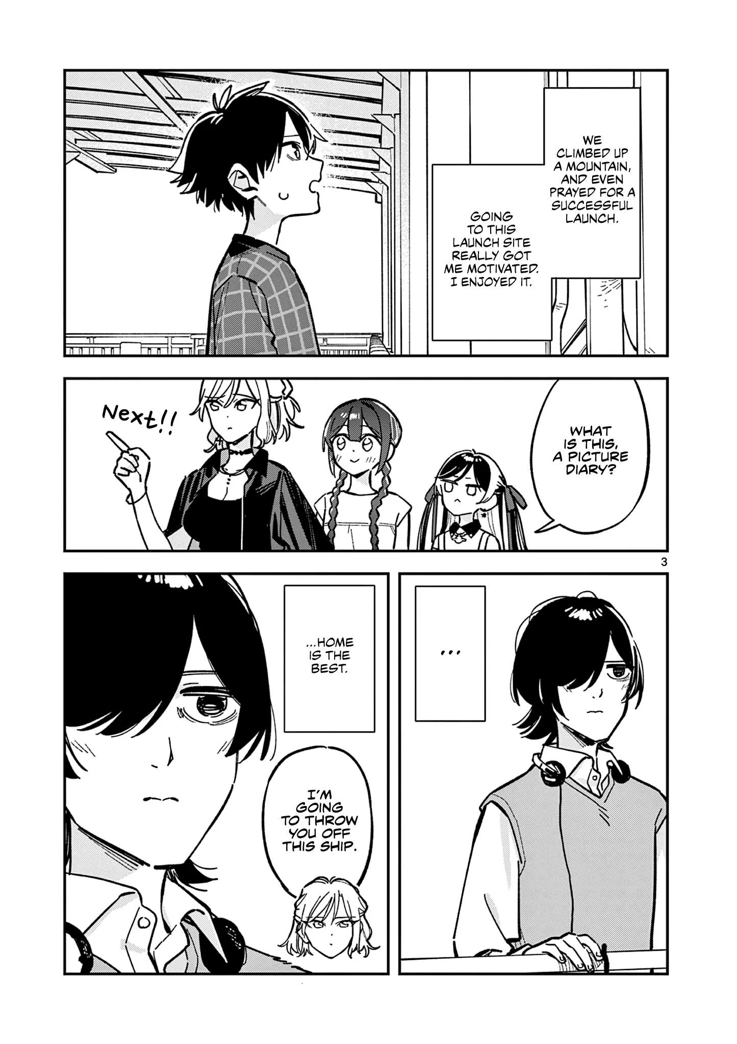 Houkago, Bokura wa Uchuu ni Madou Chapter 43 page 3