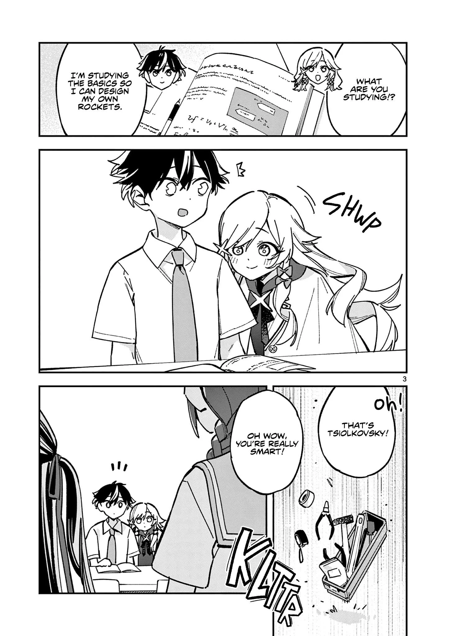 Houkago, Bokura wa Uchuu ni Madou Chapter 44 page 3