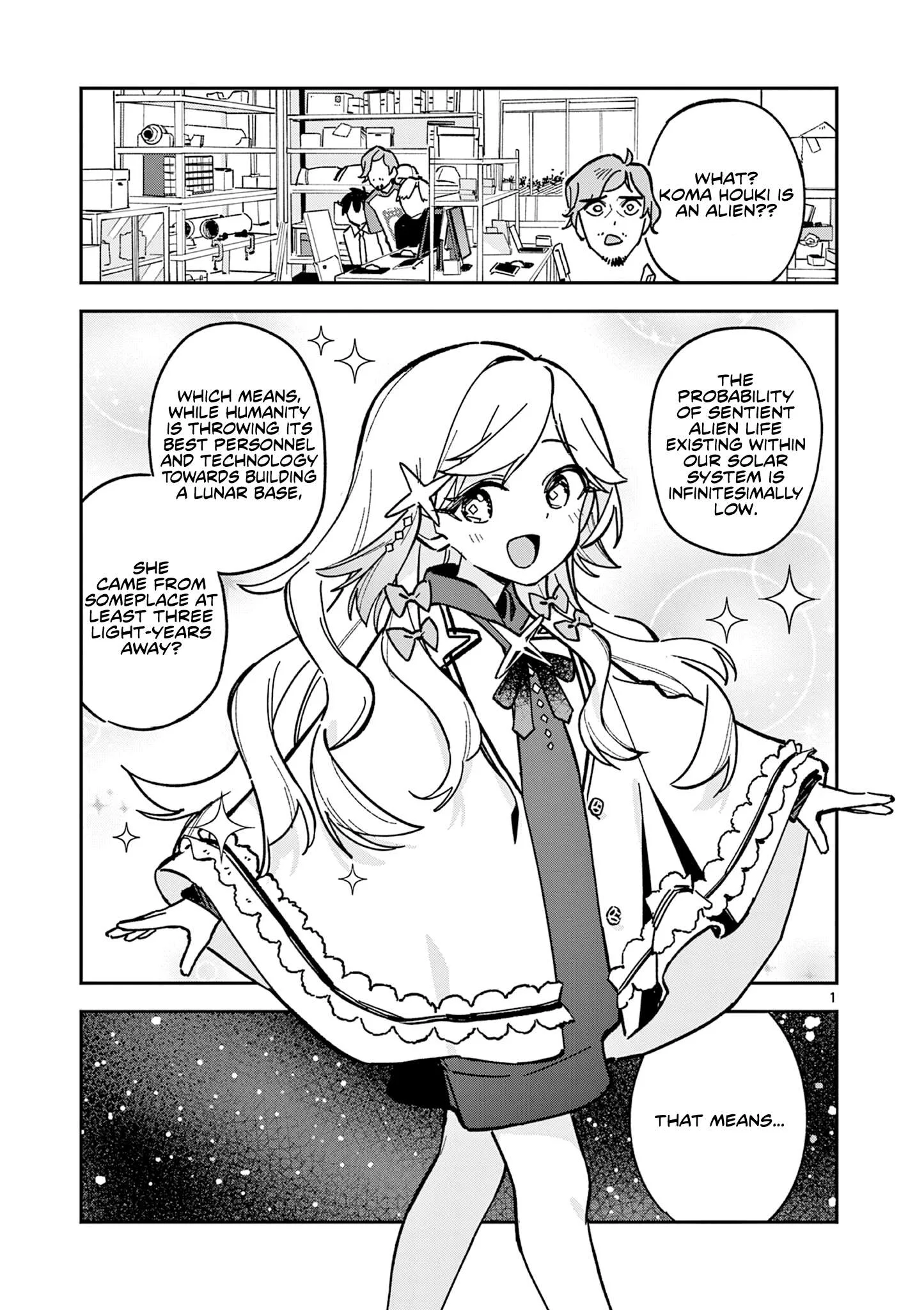 Houkago, Bokura wa Uchuu ni Madou Chapter 45 page 1
