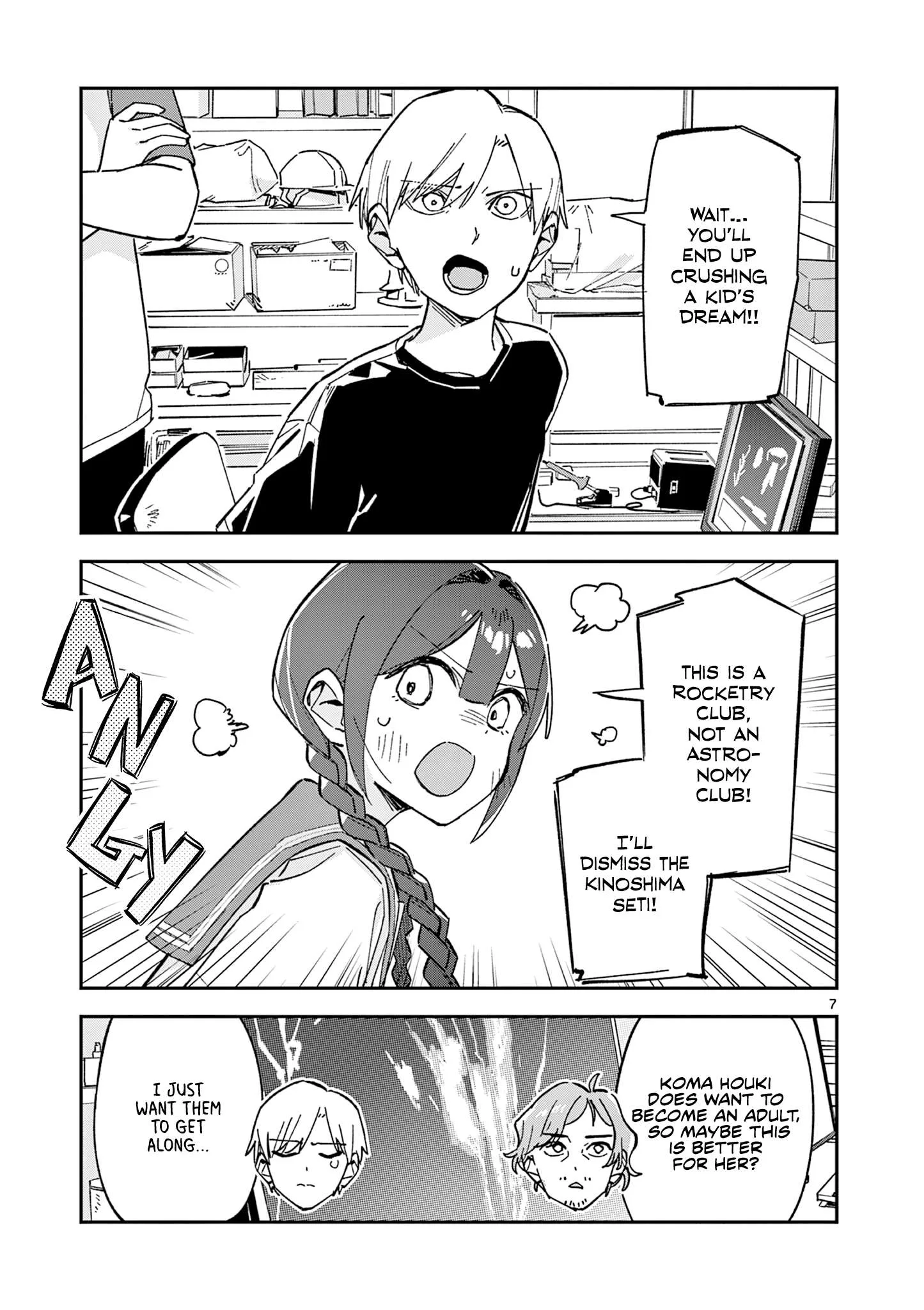 Houkago, Bokura wa Uchuu ni Madou Chapter 50 page 7