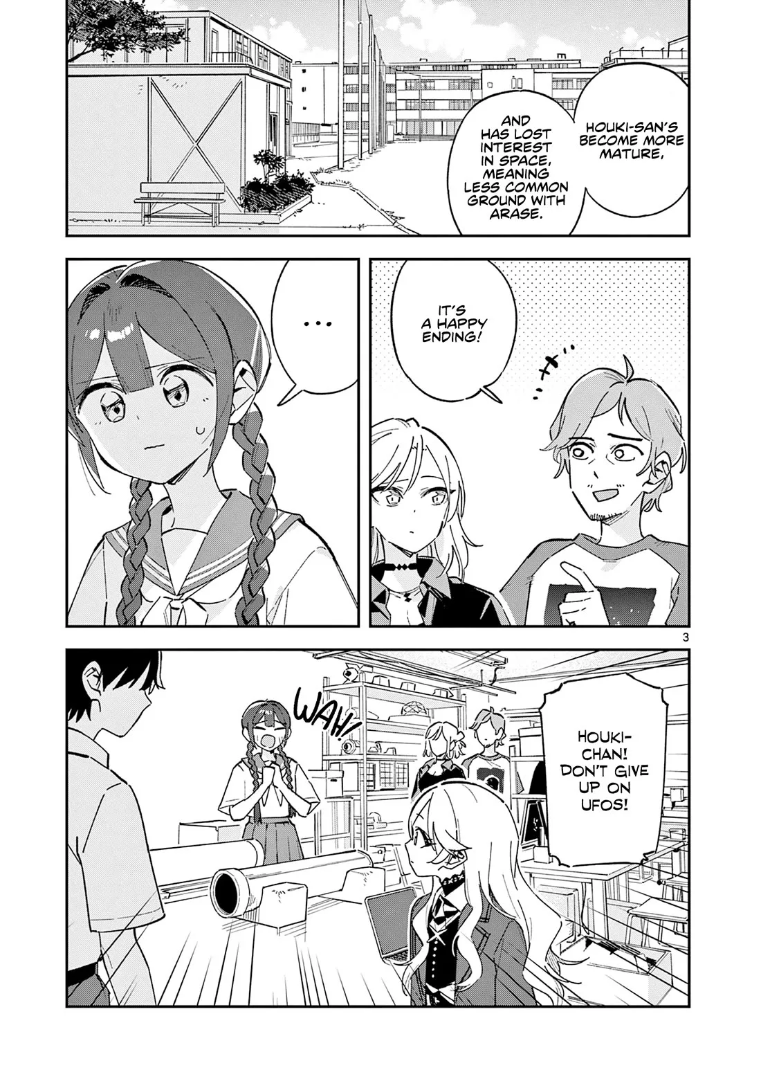 Houkago, Bokura wa Uchuu ni Madou Chapter 52 page 3