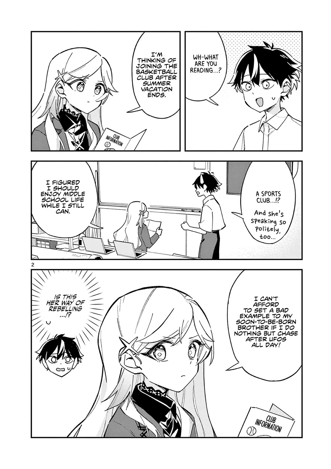 Houkago, Bokura wa Uchuu ni Madou Chapter 52 page 2