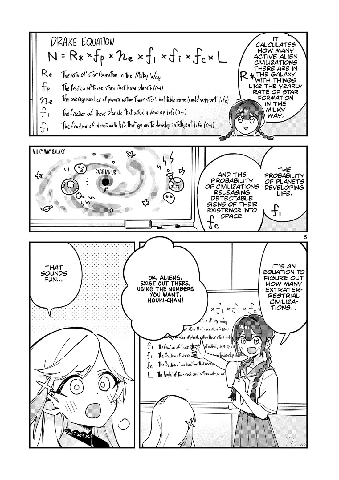 Houkago, Bokura wa Uchuu ni Madou Chapter 52 page 5