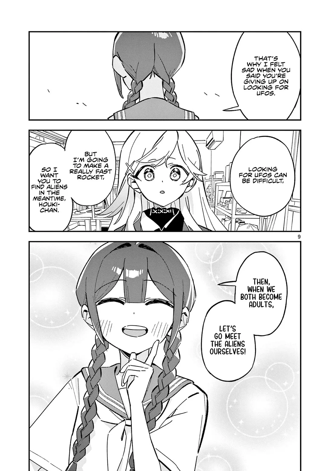 Houkago, Bokura wa Uchuu ni Madou Chapter 52 page 9