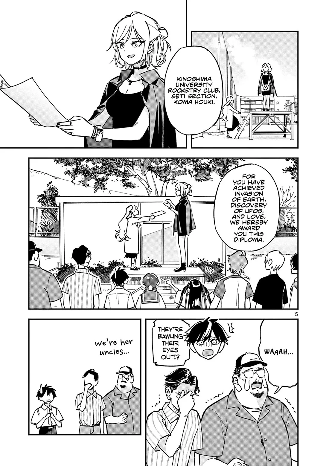 Houkago, Bokura wa Uchuu ni Madou Chapter 53 page 5