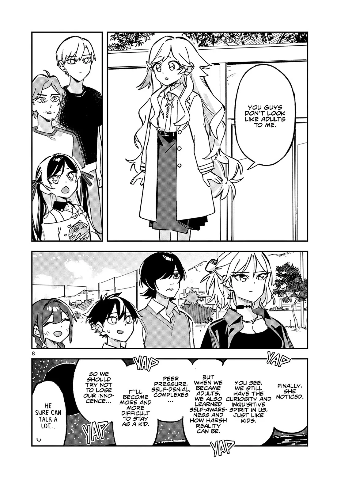 Houkago, Bokura wa Uchuu ni Madou Chapter 53 page 8