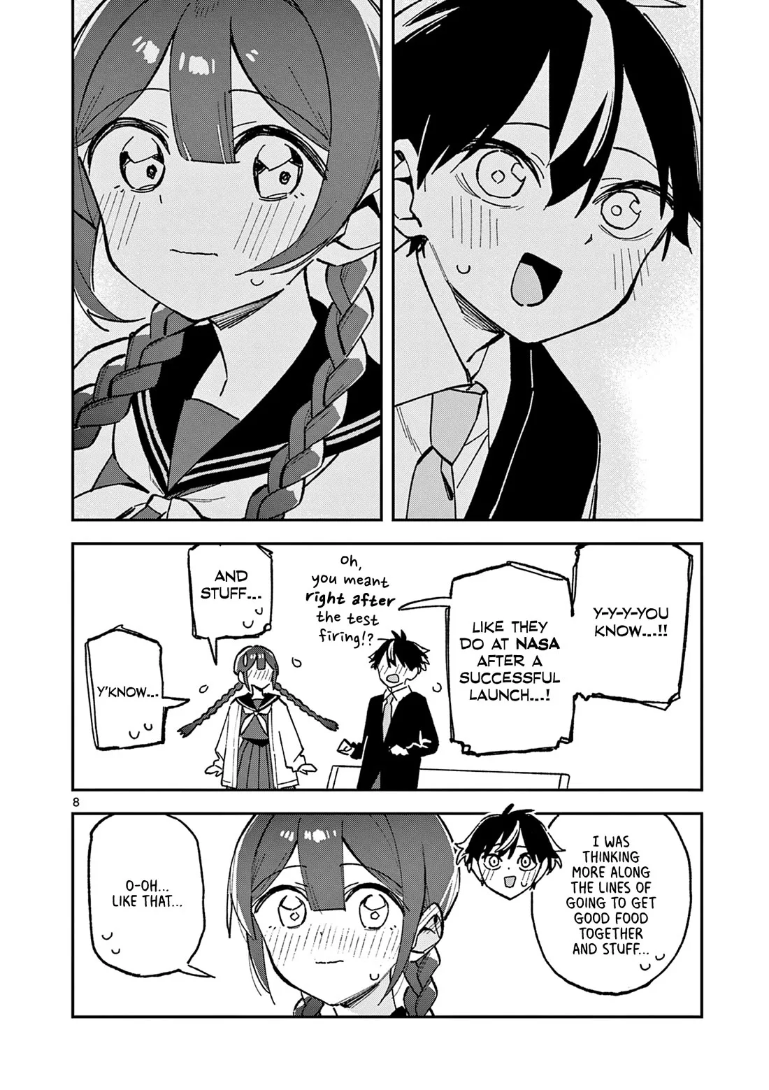 Houkago, Bokura wa Uchuu ni Madou Chapter 56 page 8