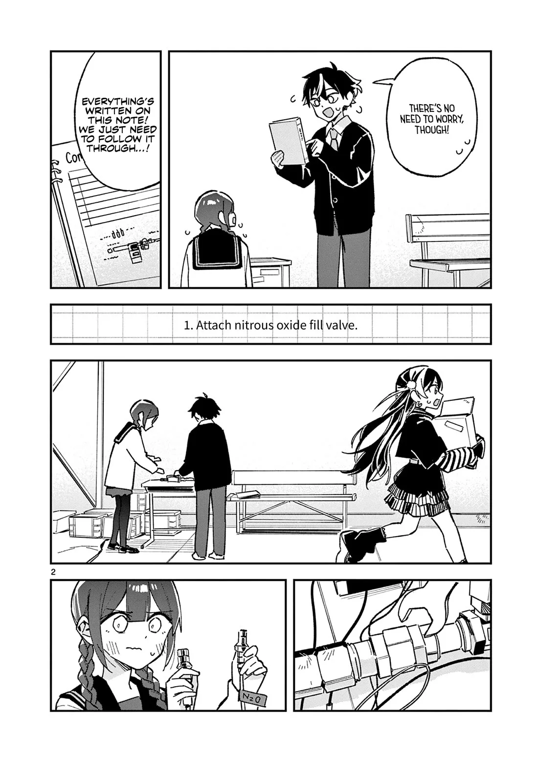 Houkago, Bokura wa Uchuu ni Madou Chapter 56 page 2