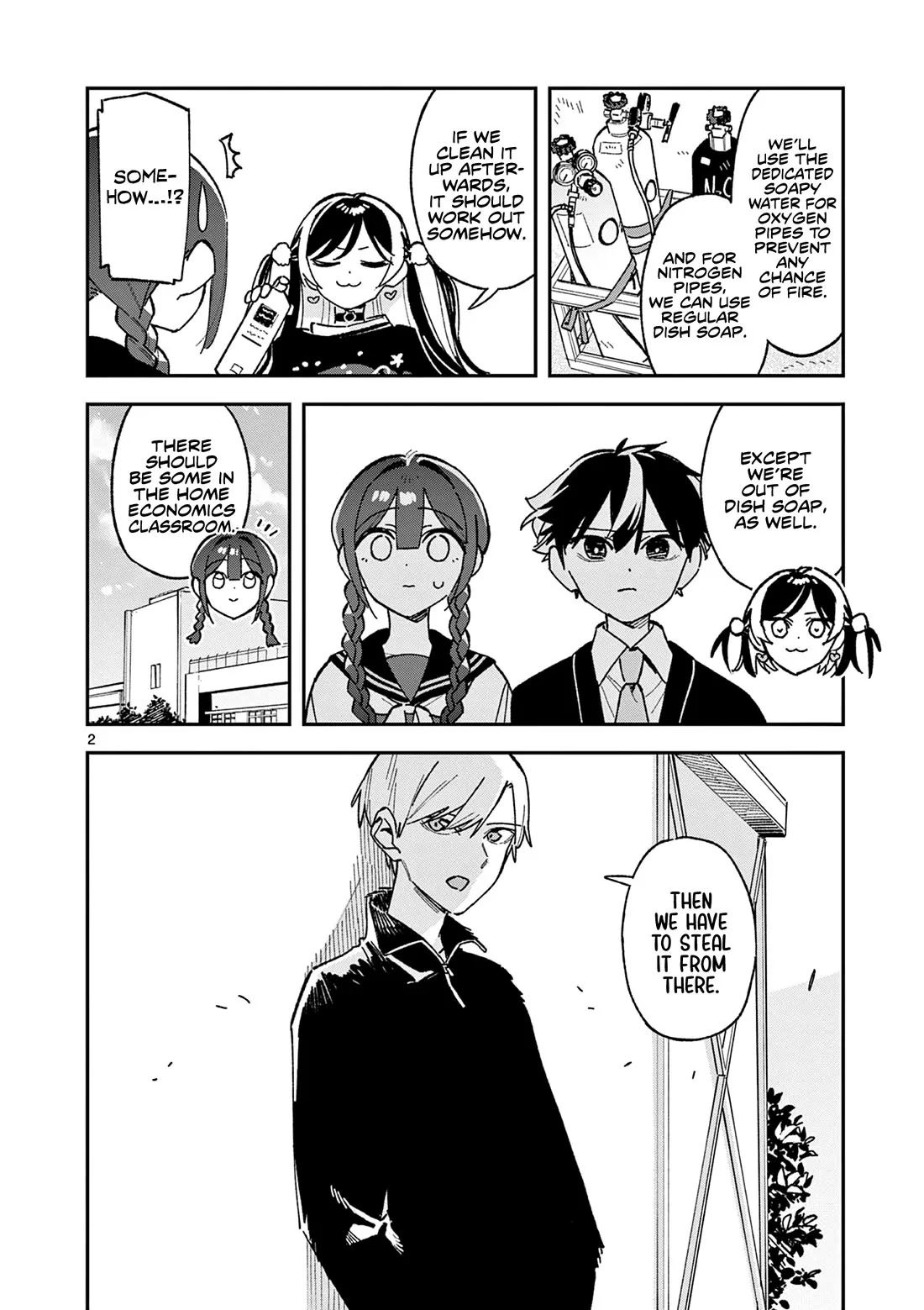Houkago, Bokura wa Uchuu ni Madou Chapter 57 page 2