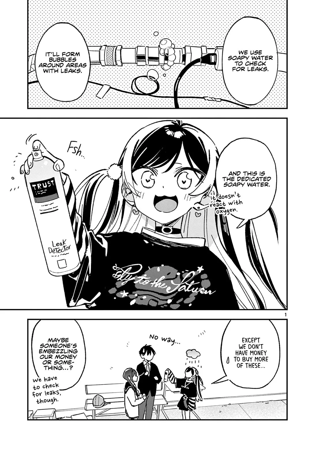 Houkago, Bokura wa Uchuu ni Madou Chapter 57 page 1