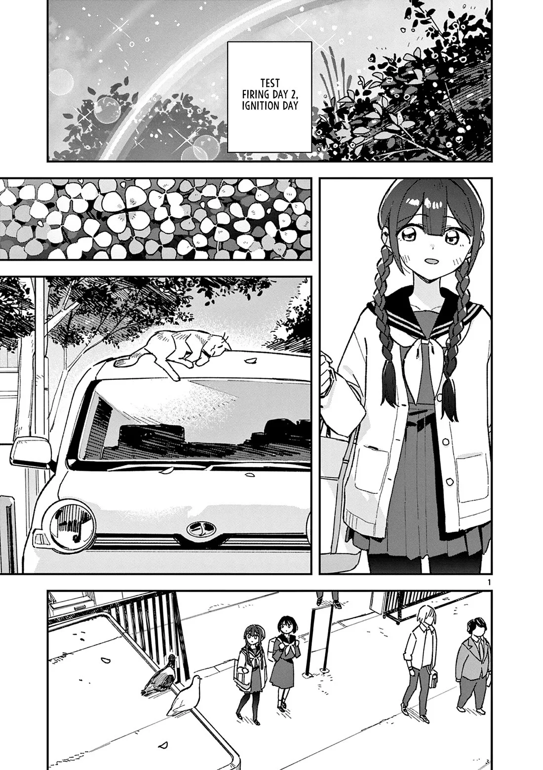 Houkago, Bokura wa Uchuu ni Madou Chapter 58 page 1