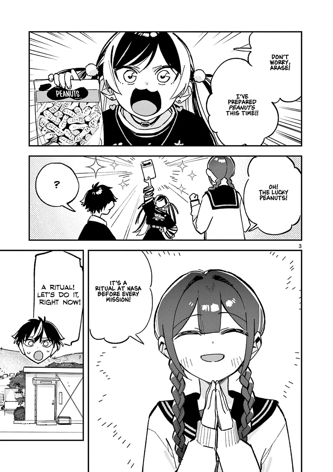 Houkago, Bokura wa Uchuu ni Madou Chapter 58 page 3