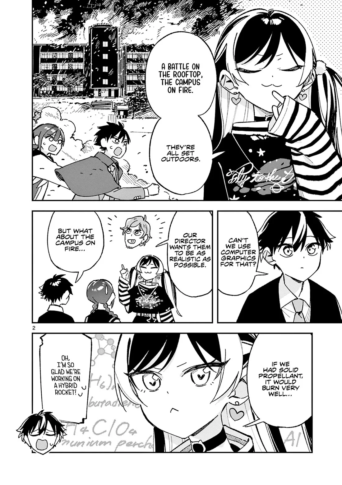 Houkago, Bokura wa Uchuu ni Madou Chapter 62 page 2