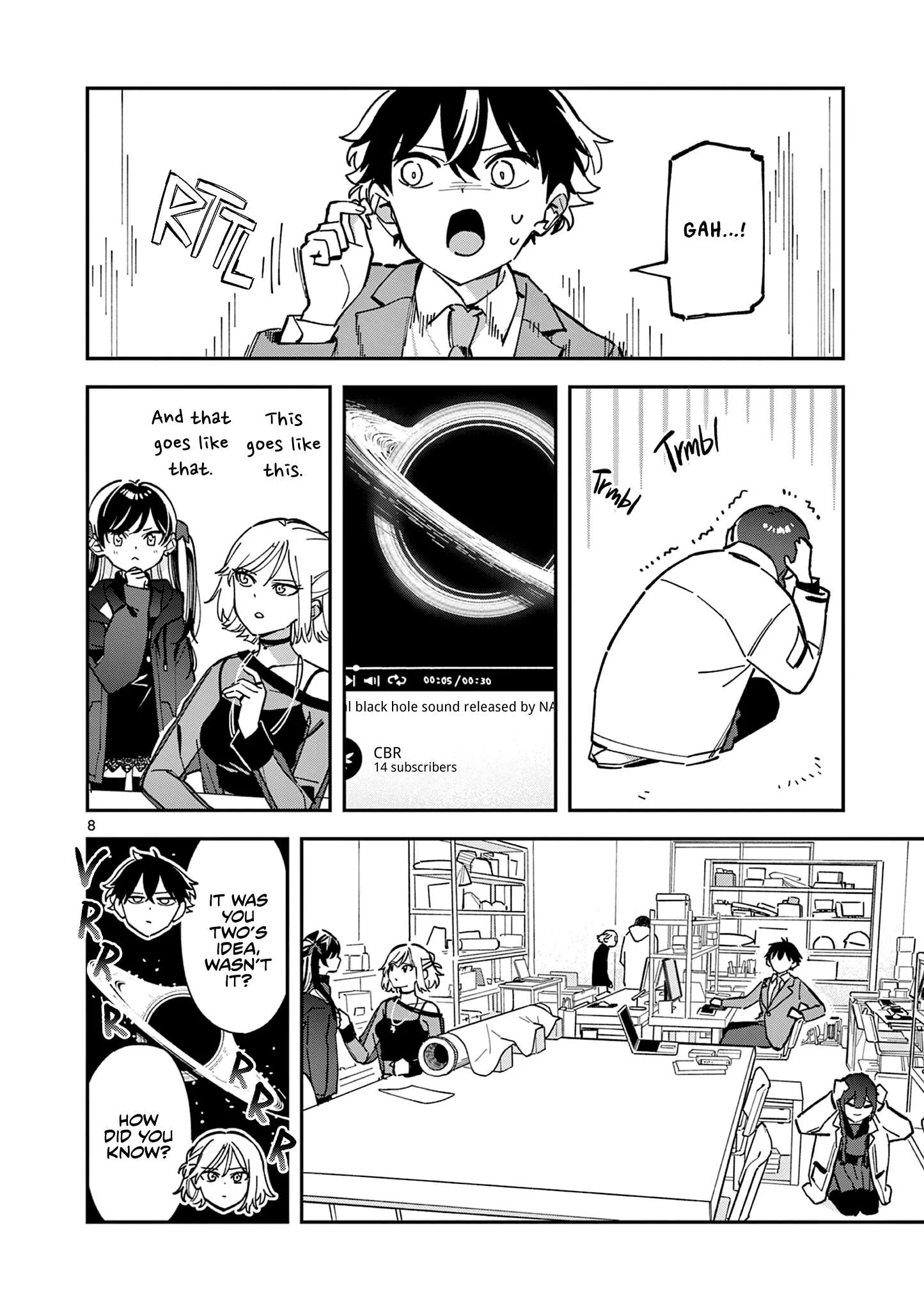 Houkago, Bokura wa Uchuu ni Madou Chapter 7 page 8