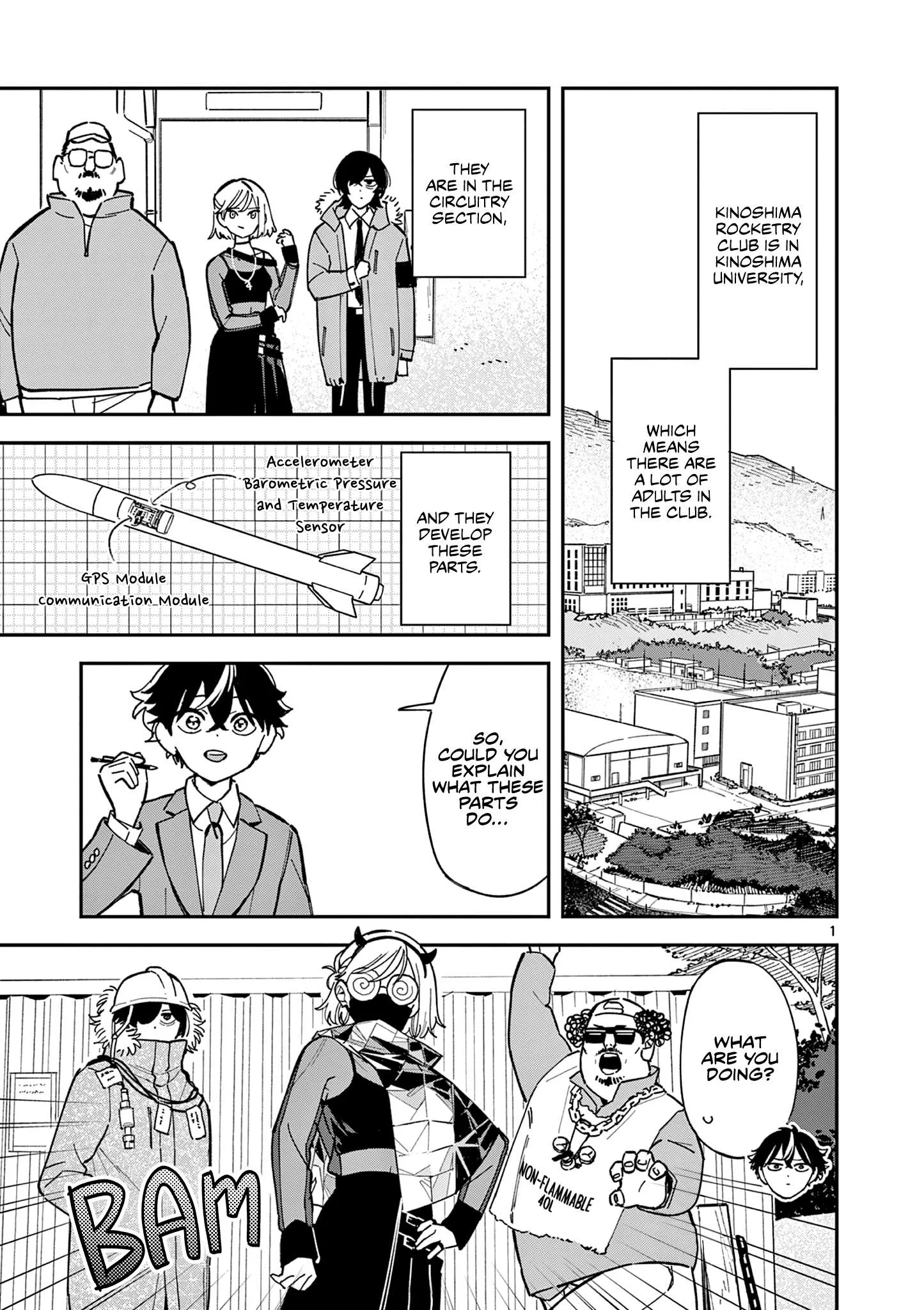 Houkago, Bokura wa Uchuu ni Madou Chapter 8 page 1