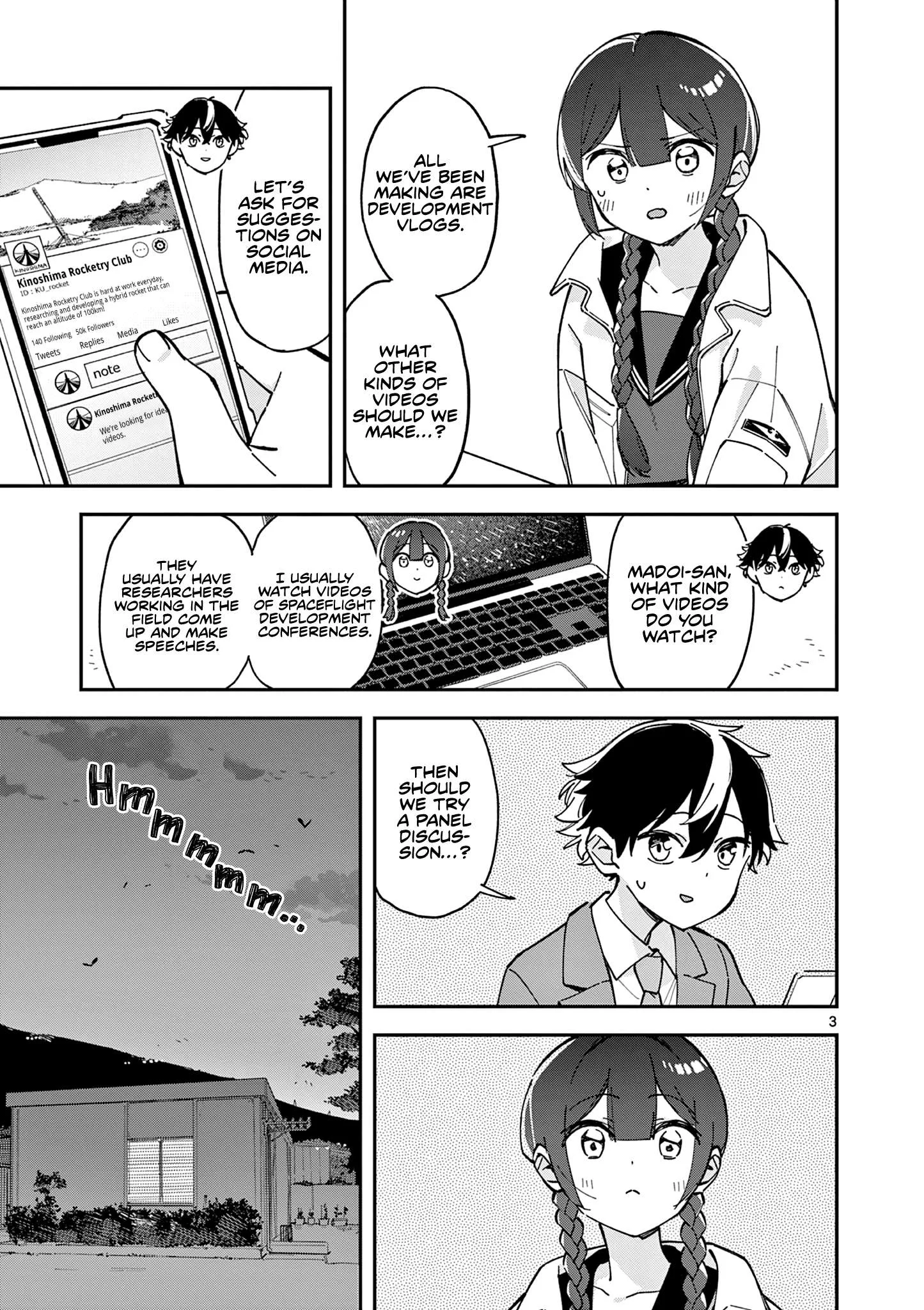 Houkago, Bokura wa Uchuu ni Madou Chapter 9 page 3