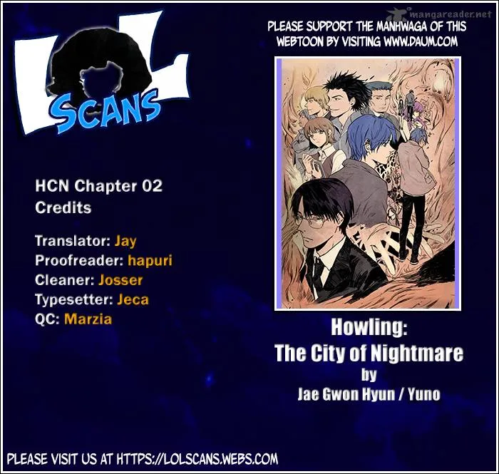 Howling: The City of Nightmare Chapter 2 page 1