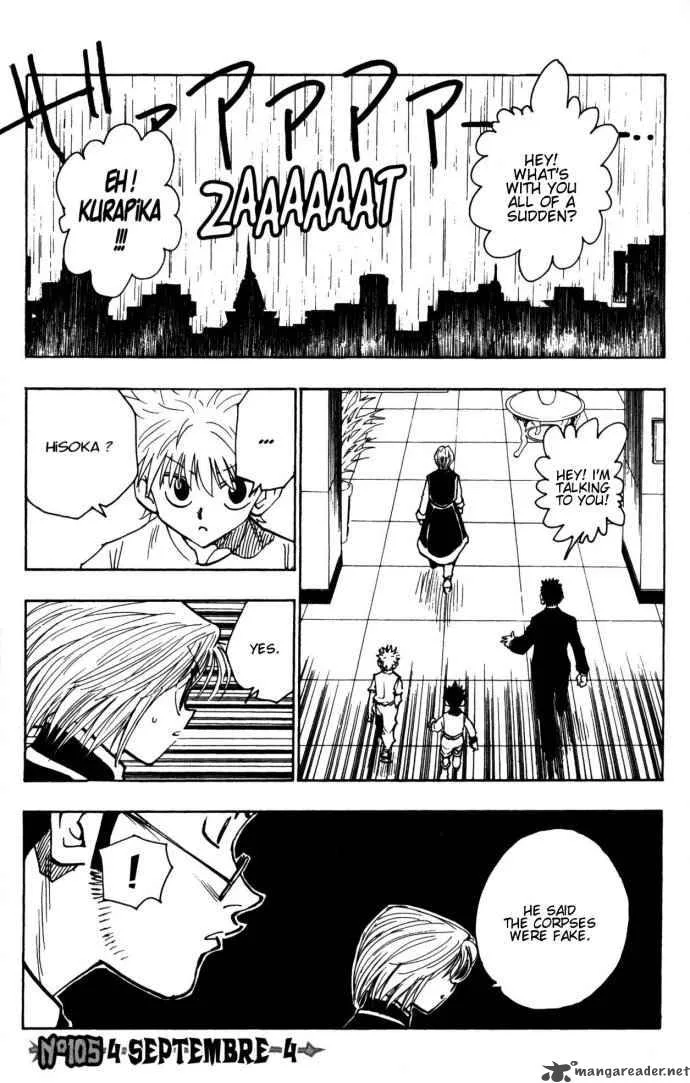 Hunter X Hunter Chapter 105 page 1