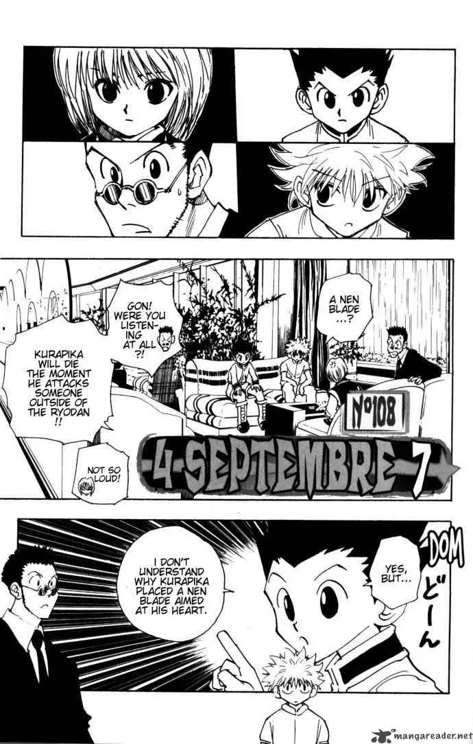 Hunter X Hunter Chapter 108 page 1