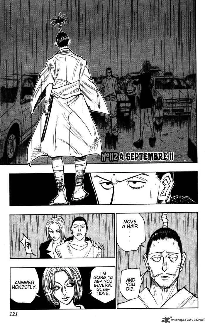 Hunter X Hunter Chapter 112 page 1