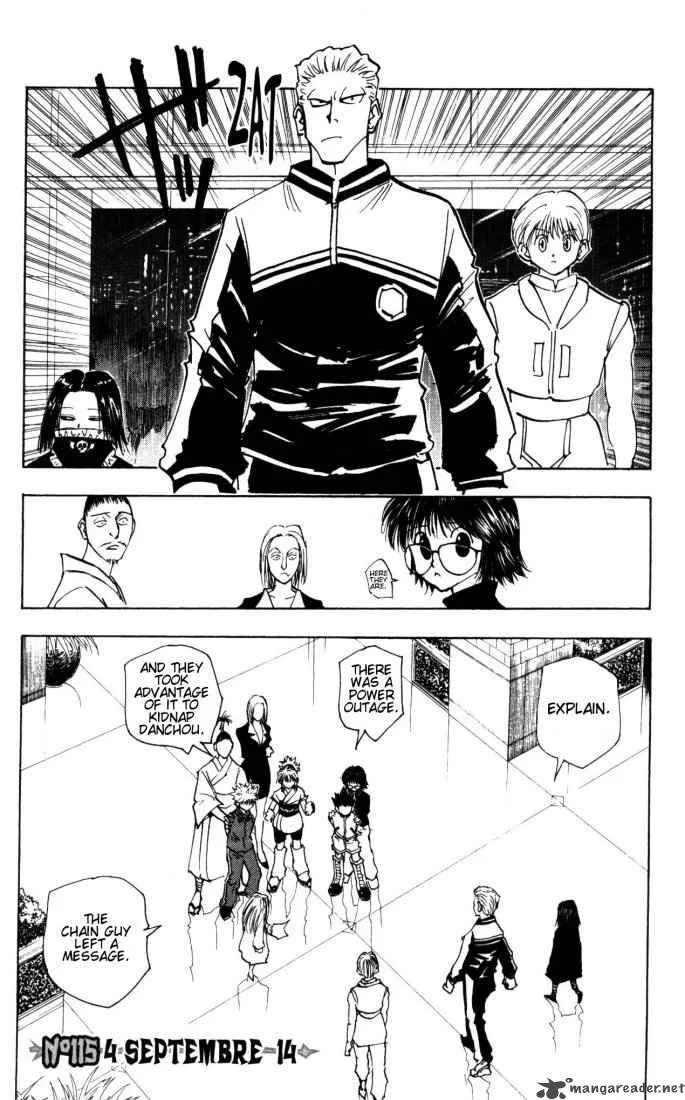 Hunter X Hunter Chapter 115 page 1