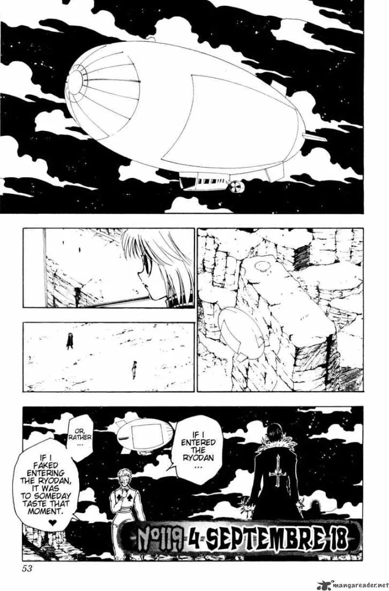 Hunter X Hunter Chapter 119 page 1