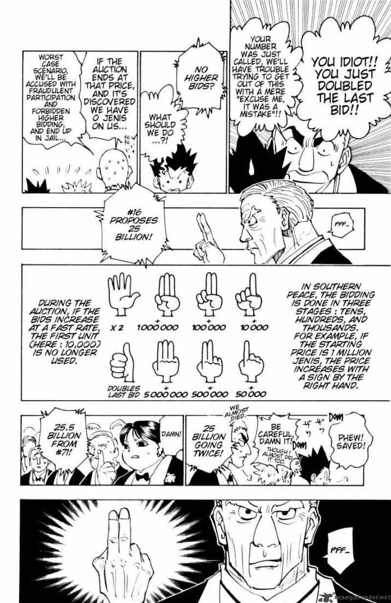 Hunter X Hunter Chapter 121 page 10