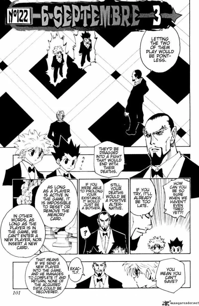 Hunter X Hunter Chapter 122 page 1