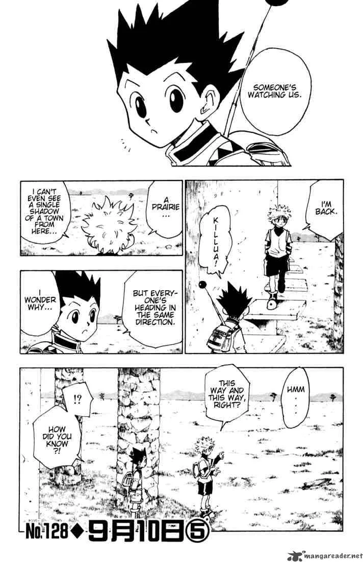 Hunter X Hunter Chapter 128 page 1