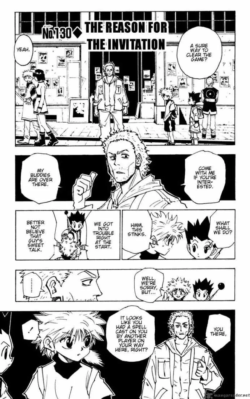 Hunter X Hunter Chapter 130 page 1