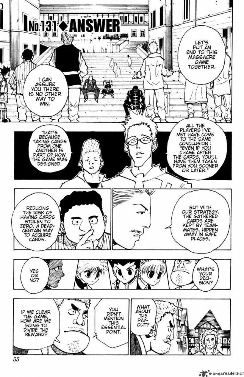 Hunter X Hunter Chapter 131 page 1