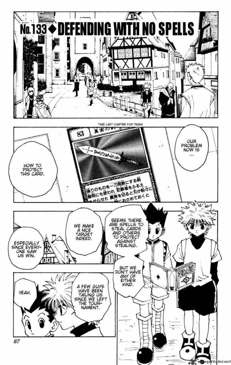 Hunter X Hunter Chapter 133 page 1