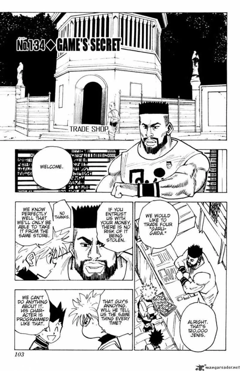 Hunter X Hunter Chapter 134 page 1