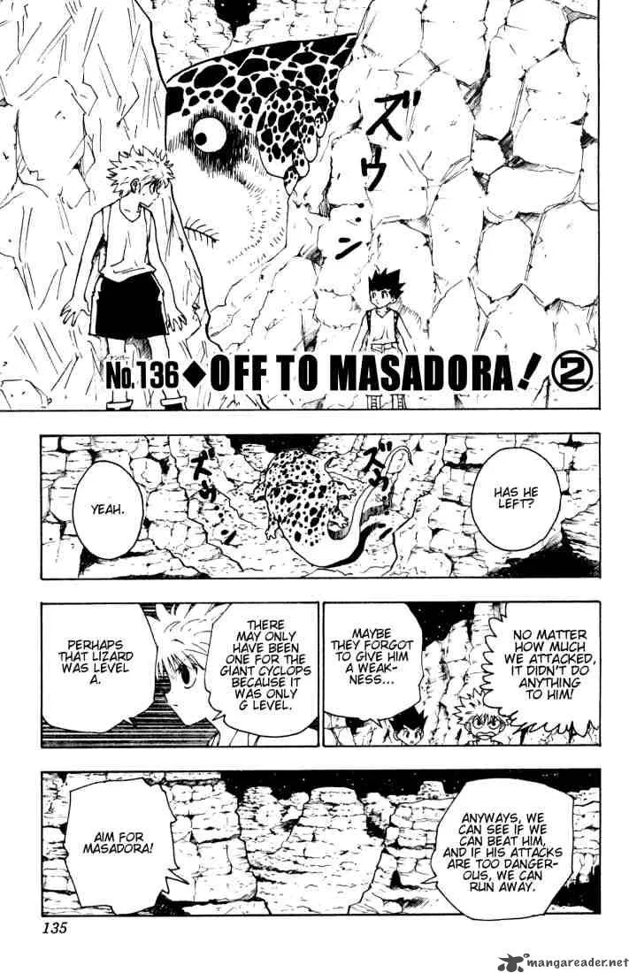 Hunter X Hunter Chapter 136 page 1