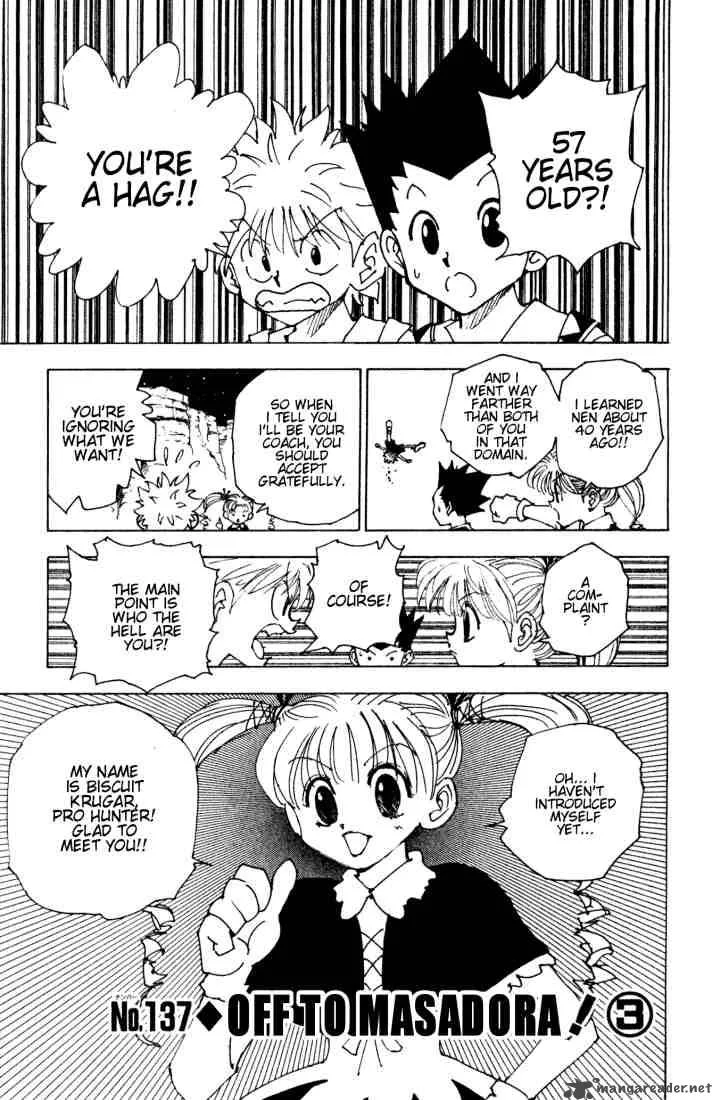Hunter X Hunter Chapter 137 page 1