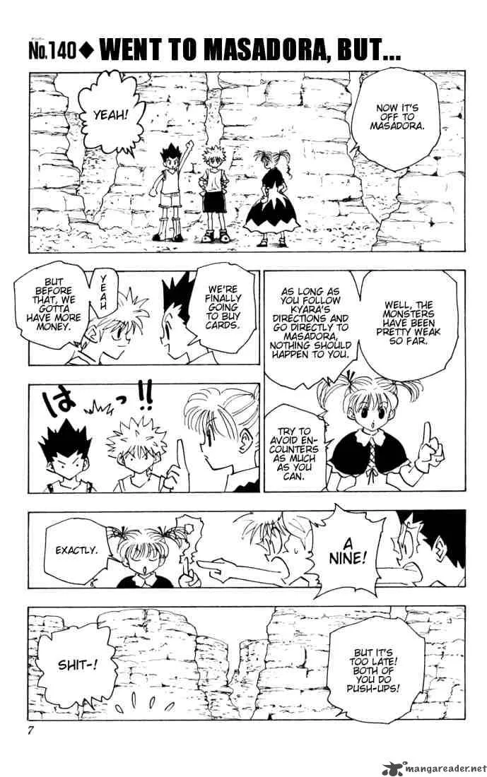 Hunter X Hunter Chapter 140 page 1