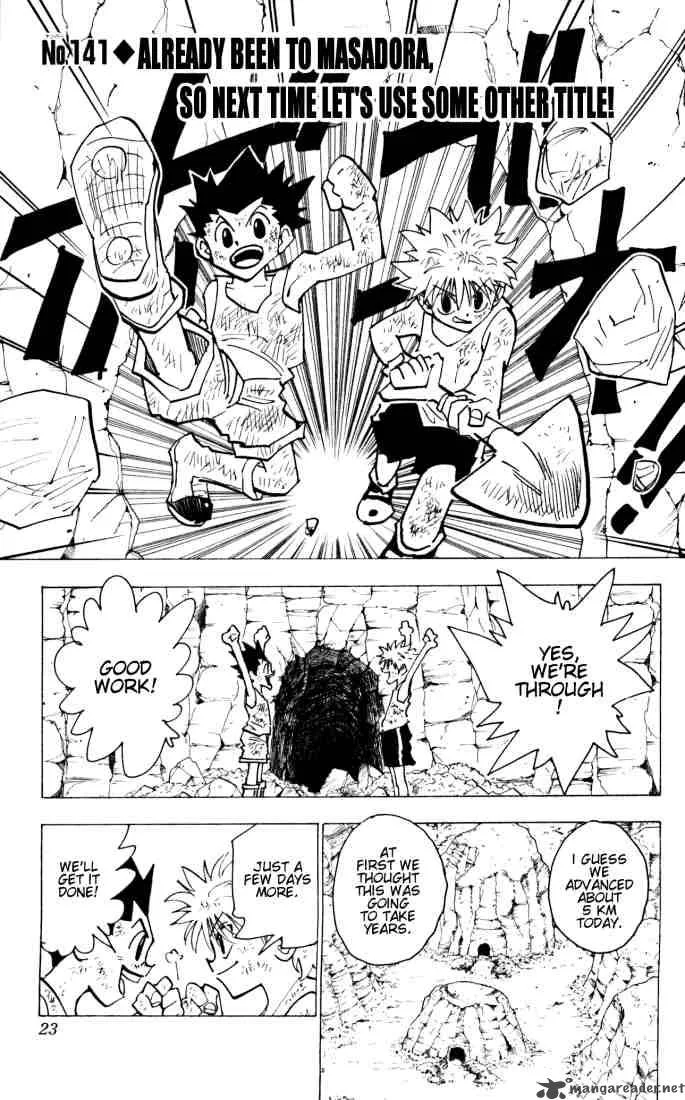 Hunter X Hunter Chapter 141 page 1