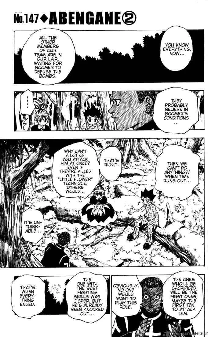 Hunter X Hunter Chapter 147 page 1