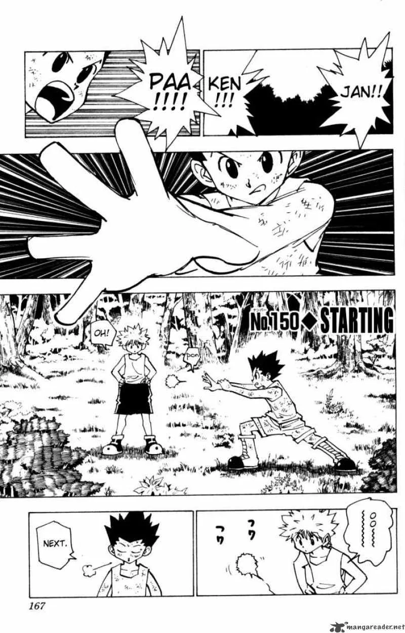 Hunter X Hunter Chapter 150 page 1