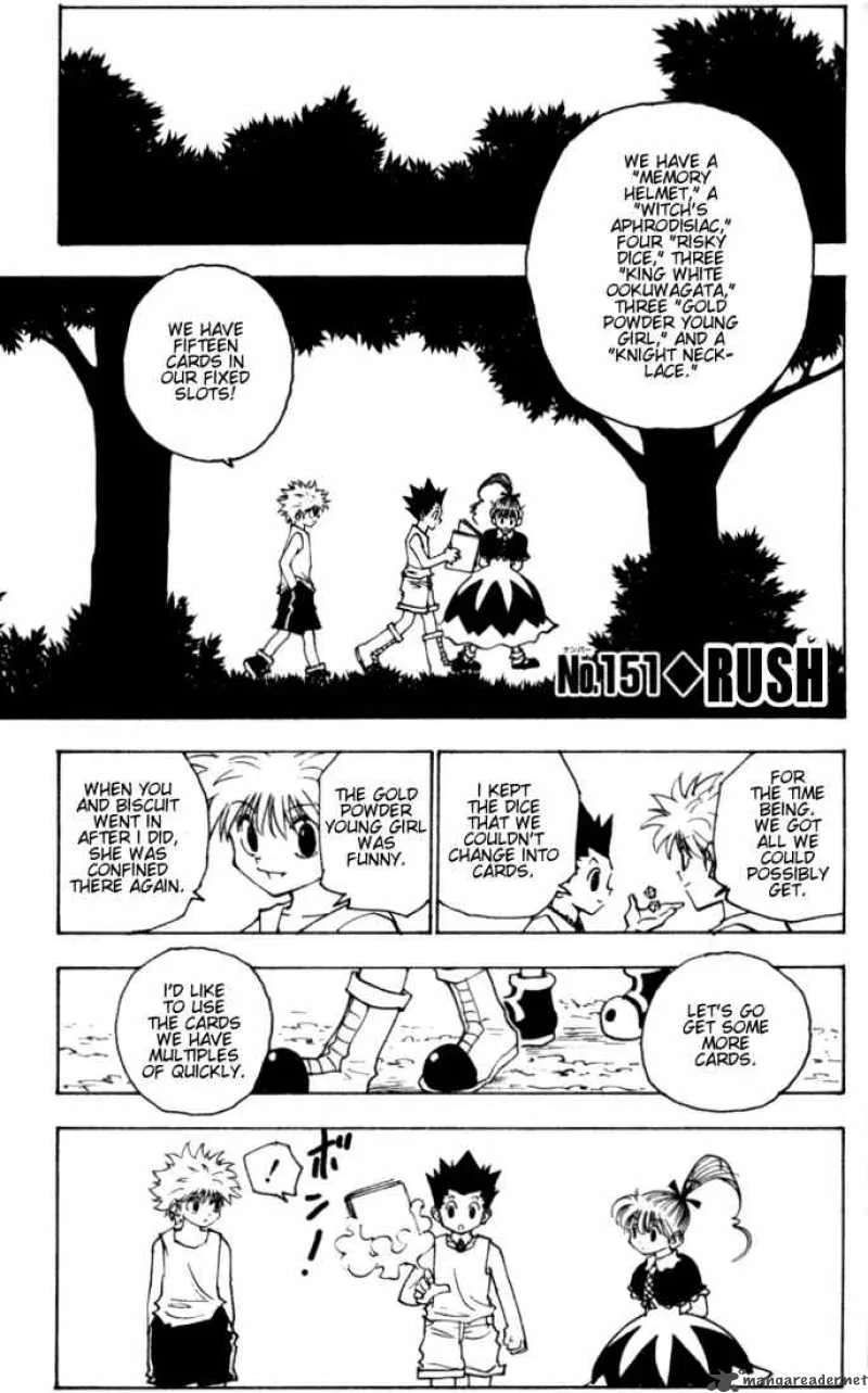 Hunter X Hunter Chapter 151 page 1