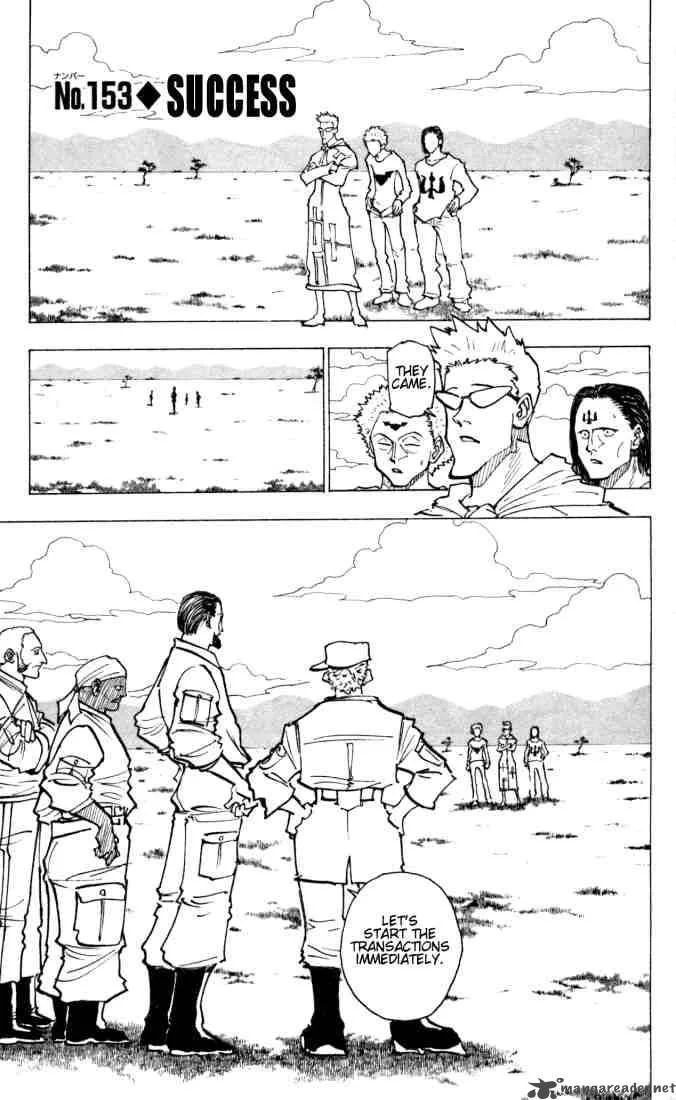 Hunter X Hunter Chapter 153 page 1